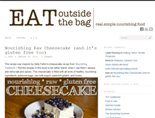 Tablet Screenshot of eatoutsidethebag.com